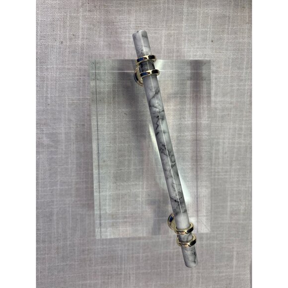 Marble & Gold Cabinet Drawer Handle Pulls - Picture 2 of 6